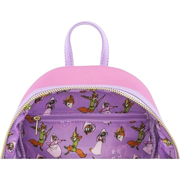 Loungefly Disney Robin Hood Maid Marion Figural Mini Backpack and Wallet NWT​​ - Picture 3 of 5